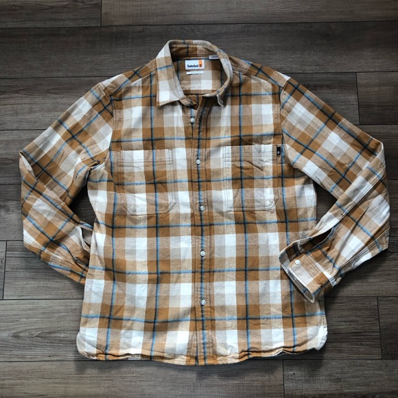 Timberland Men's Regular Fit Windham Heavy Flannel Shirt- Size XL - Picture 2 of 4